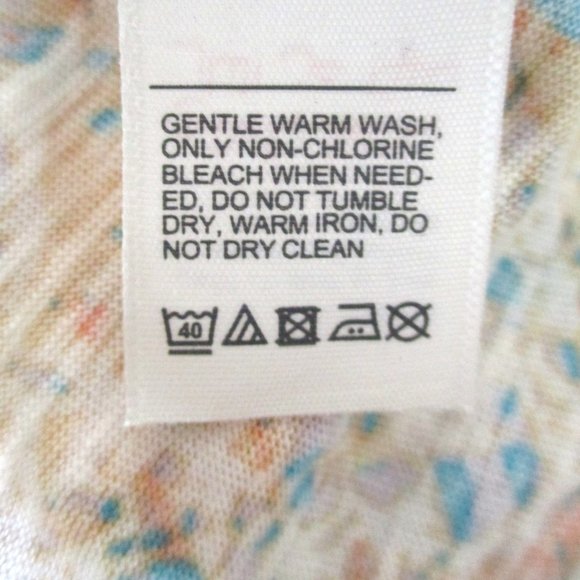 NWT Fat Face Lucia Mineral Top , Short Sleeve, Shirred Top, Multicolor, Size 14 - Picture 16 of 16